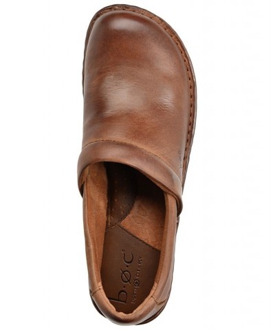 Women's Peggy Comfort Clog Tan/Beige $37.80 Shoes