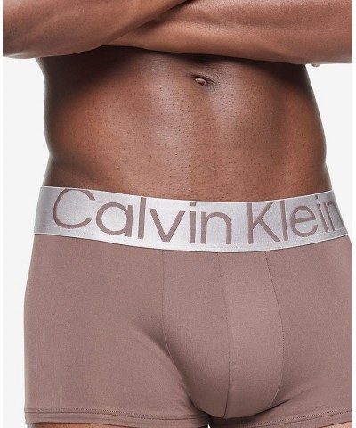 Men's 3-Pk Steel Low Rise Trunks Brown $27.27 Underwear