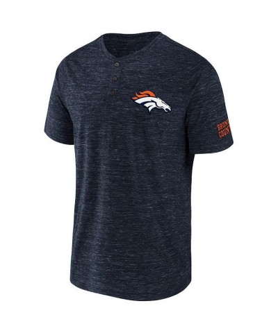 Men's NFL x Darius Rucker Collection by Navy Denver Broncos Slub Henley T-shirt $26.39 T-Shirts