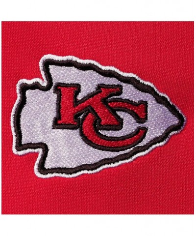 Men's Red, Gold-Tone Kansas City Chiefs Big and Tall Quarter-Zip Hoodie $48.00 Sweatshirt