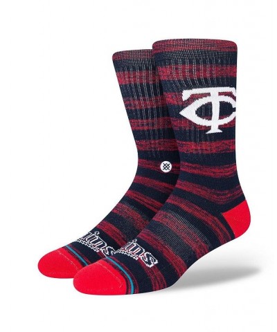 Men's Minnesota Twins Twist Logo Crew Socks $15.92 Socks