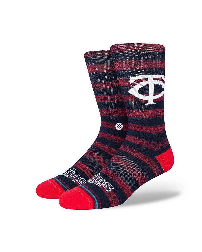 Men's Minnesota Twins Twist Logo Crew Socks $15.92 Socks