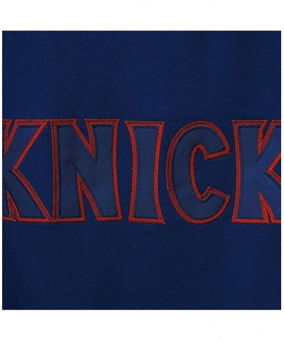 Men's Blue New York Knicks Hardwood Classics Hometown Champs Pullover Sweater $38.50 Sweaters