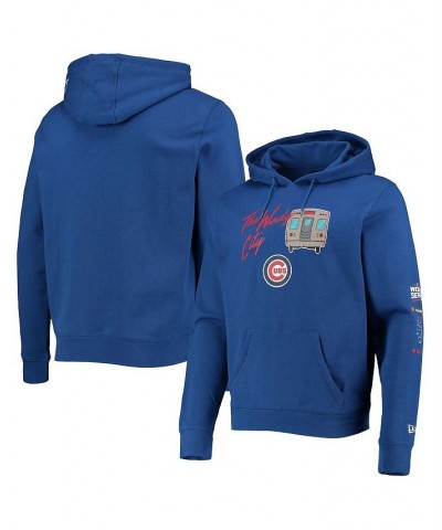 Men's Royal Chicago Cubs City Transit Pullover Hoodie $37.40 Sweatshirt