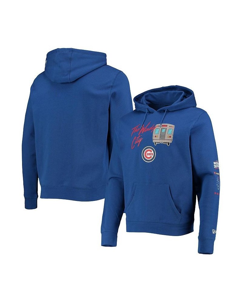 Men's Royal Chicago Cubs City Transit Pullover Hoodie $37.40 Sweatshirt