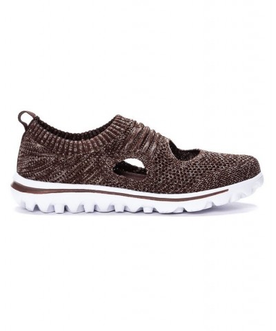 Women's Travelactiv Avid Sneakers Brown $34.18 Shoes