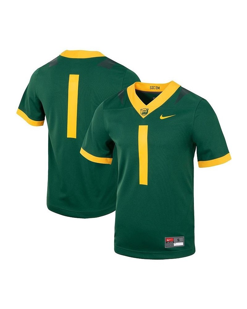 Men's Number 1 Green Baylor Bears Untouchable Football Jersey $44.00 Jersey