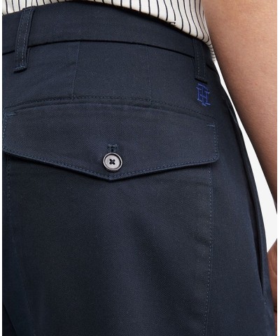 Men's New School Prep Pleated Chino Pants Blue $27.39 Pants