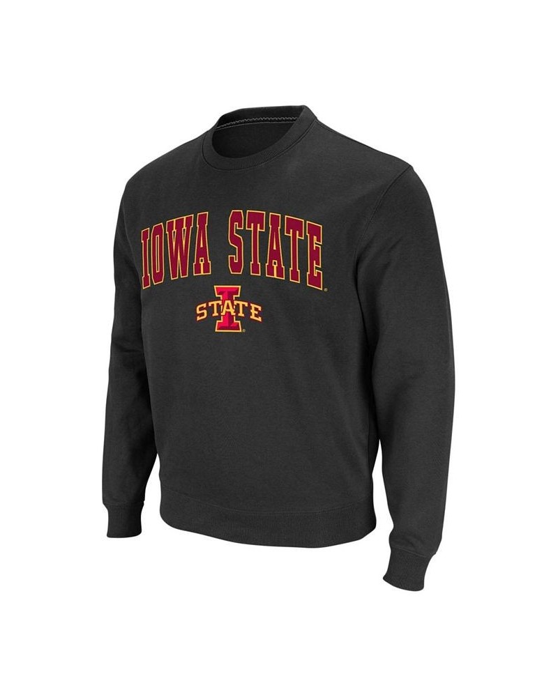 Men's Charcoal Iowa State Cyclones Arch Logo Crew Neck Sweatshirt $27.25 Sweatshirt