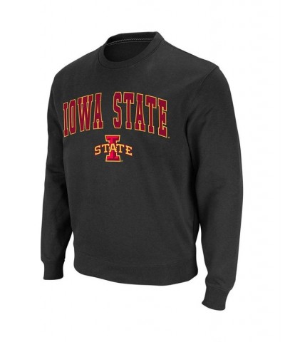 Men's Charcoal Iowa State Cyclones Arch Logo Crew Neck Sweatshirt $27.25 Sweatshirt