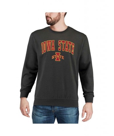 Men's Charcoal Iowa State Cyclones Arch Logo Crew Neck Sweatshirt $27.25 Sweatshirt