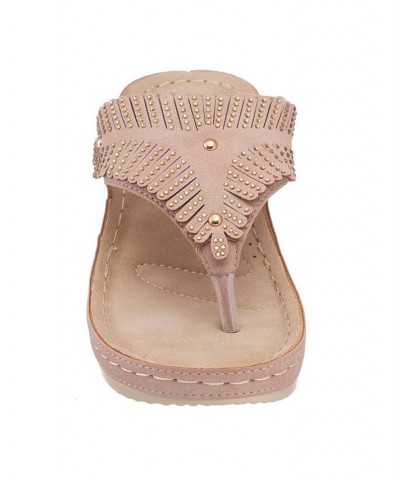 Virginia Wedge Sandal Pink $30.00 Shoes