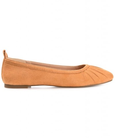 Women's Tannya Flats Tan $30.10 Shoes