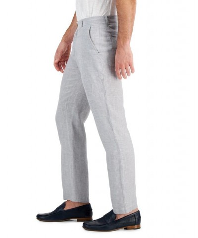 Men's 100% Linen Pants Gray $19.44 Pants