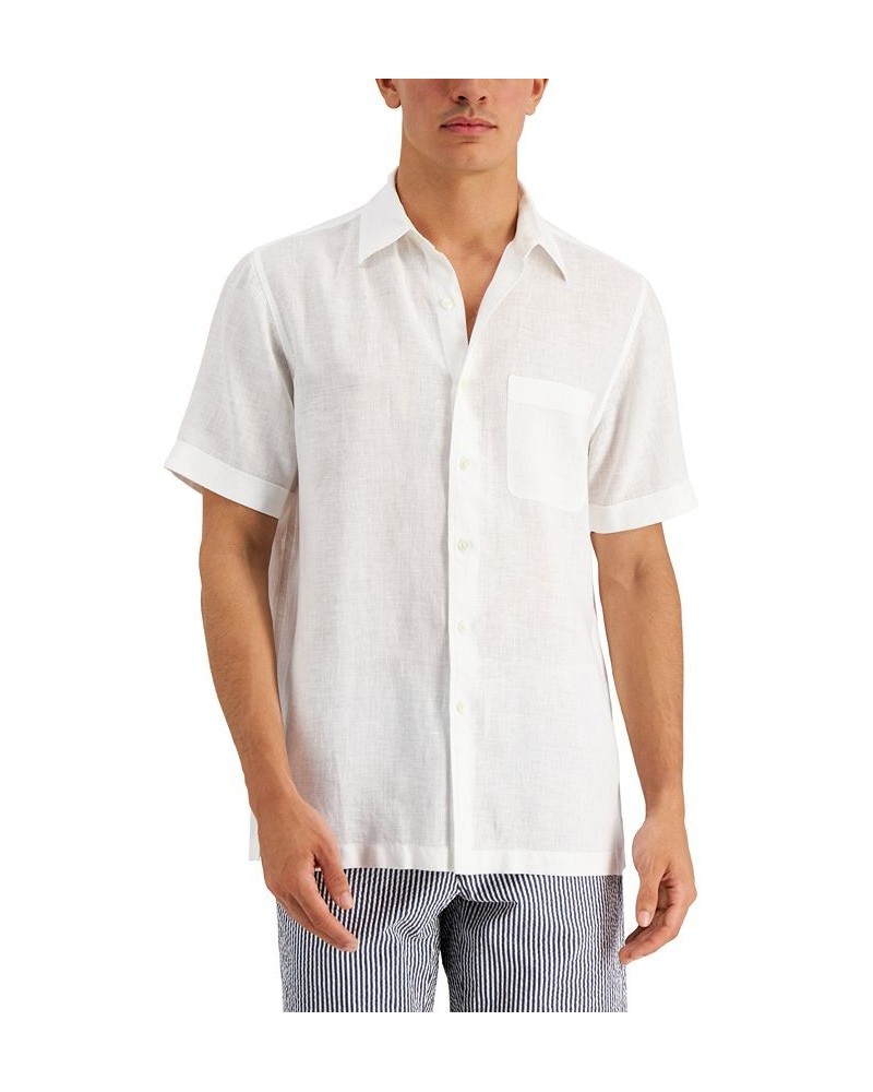 Men's 100% Linen Shirt PD01 $19.44 Shirts