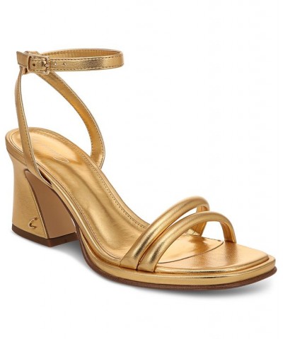 Hartlie Ankle-Strap Flare-Heel Dress Sandals PD04 $39.60 Shoes