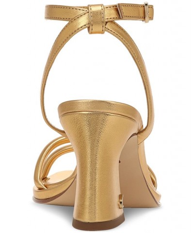 Hartlie Ankle-Strap Flare-Heel Dress Sandals PD04 $39.60 Shoes