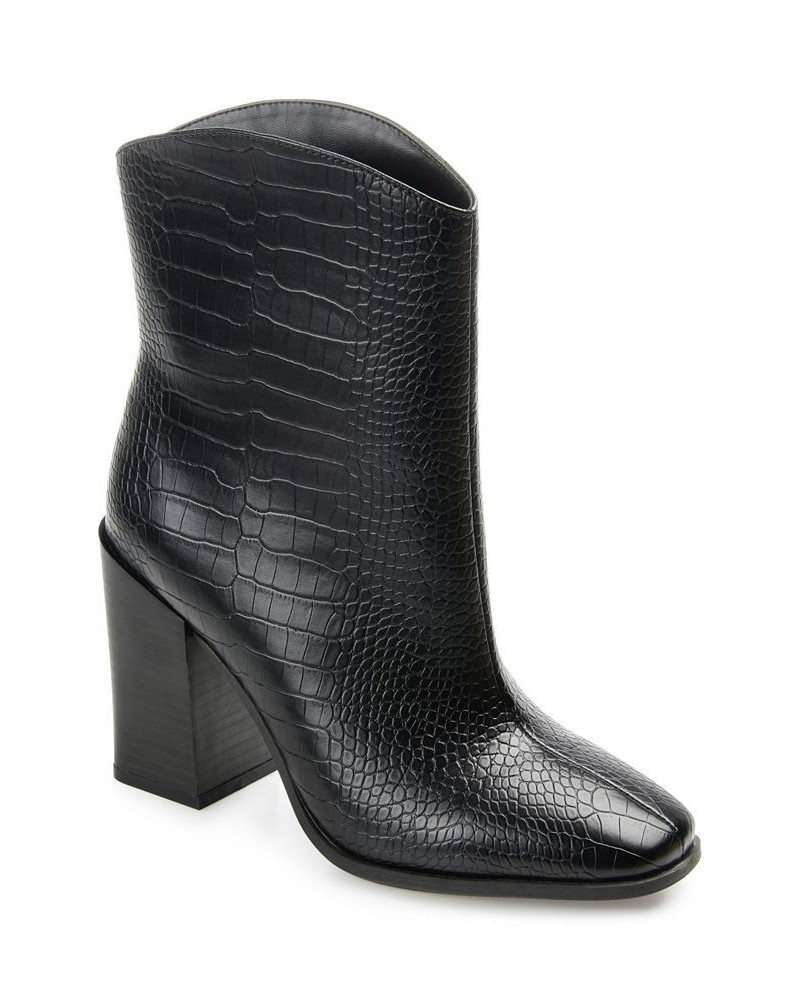 Women's Brekinn Western Bootie Black $55.00 Shoes