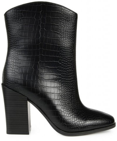 Women's Brekinn Western Bootie Black $55.00 Shoes