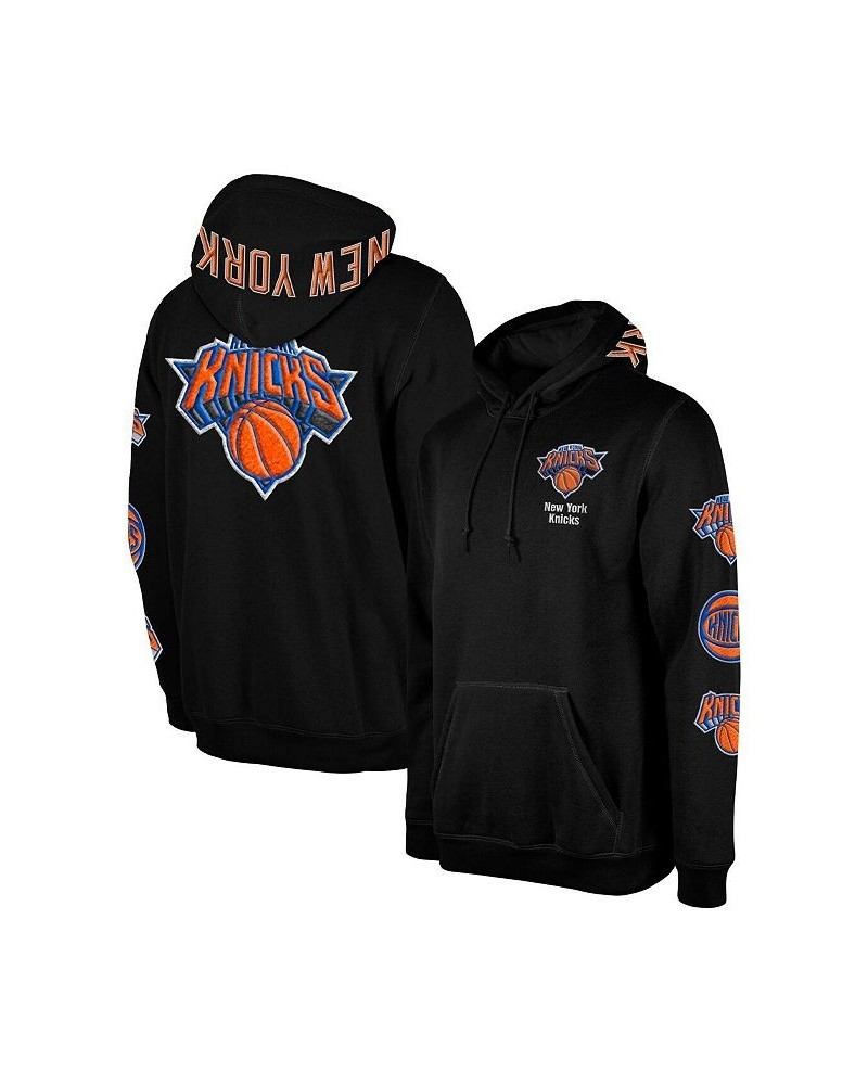 Men's Black New York Knicks 2022/23 City Edition Elite Pack Pullover Hoodie $49.44 Sweatshirt