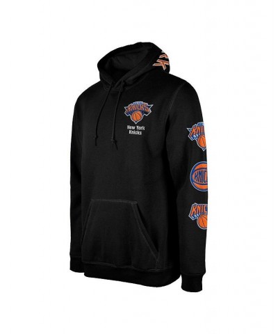 Men's Black New York Knicks 2022/23 City Edition Elite Pack Pullover Hoodie $49.44 Sweatshirt