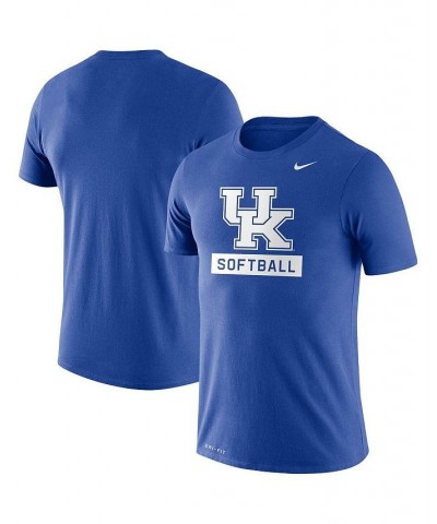 Men's Royal Kentucky Wildcats Softball Drop Legend Performance T-shirt $21.50 T-Shirts