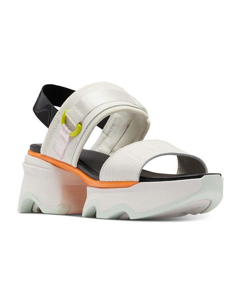 Kinetic Impact Slip-On Slingback Wedge Sandals White $52.70 Shoes