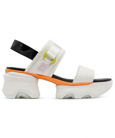 Kinetic Impact Slip-On Slingback Wedge Sandals White $52.70 Shoes