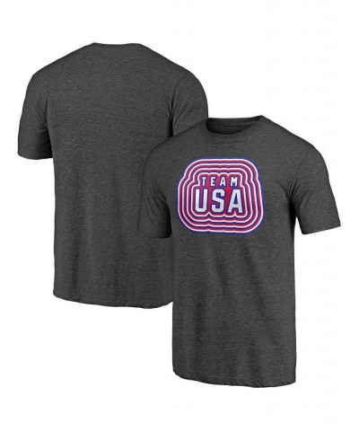 Men's Branded Heathered Charcoal Our Country T-shirt $19.03 T-Shirts