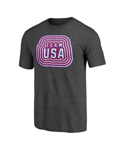 Men's Branded Heathered Charcoal Our Country T-shirt $19.03 T-Shirts