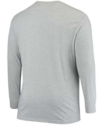 Men's Big and Tall Heathered Gray Cleveland Browns Practice Long Sleeve T-shirt $19.60 T-Shirts