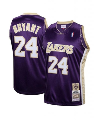 Men's Kobe Bryant Purple Los Angeles Lakers Hall of Fame Class of 2020 24 Authentic Hardwood Classics Jersey $123.95 Jersey