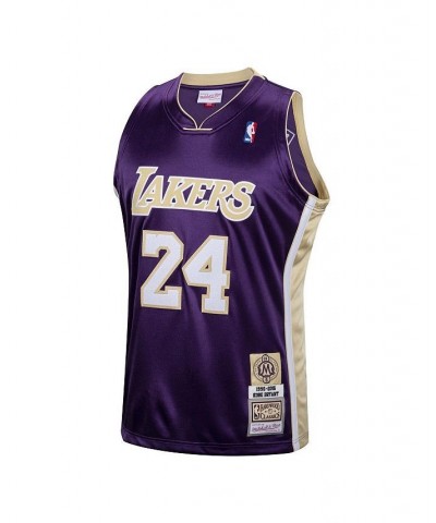 Men's Kobe Bryant Purple Los Angeles Lakers Hall of Fame Class of 2020 24 Authentic Hardwood Classics Jersey $123.95 Jersey