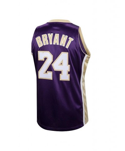 Men's Kobe Bryant Purple Los Angeles Lakers Hall of Fame Class of 2020 24 Authentic Hardwood Classics Jersey $123.95 Jersey