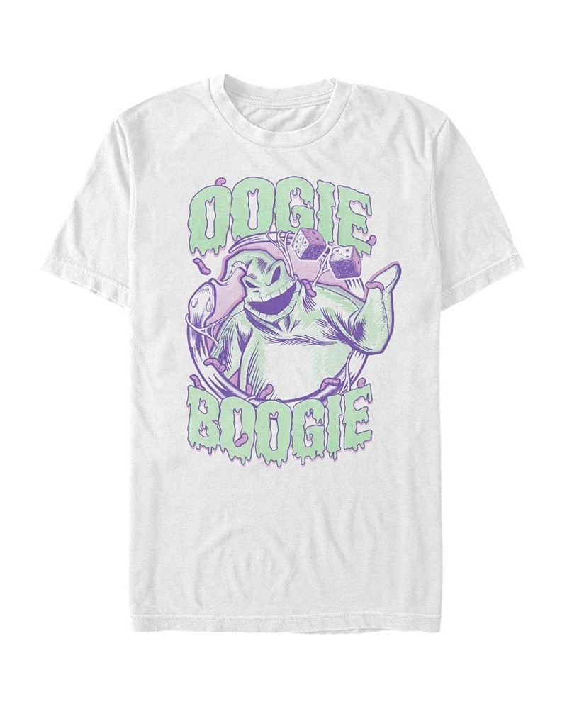 Men's Oogie Boogie Short Sleeve Crew T-shirt White $15.75 T-Shirts