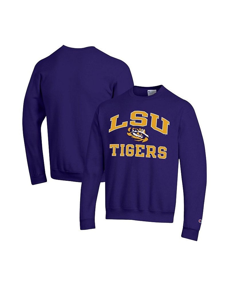 Men's Purple LSU Tigers High Motor Pullover Sweatshirt $31.85 Sweatshirt