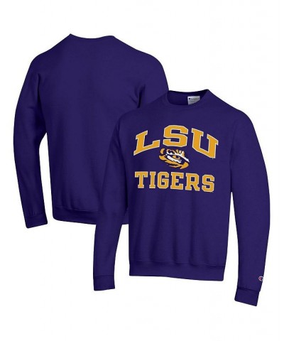 Men's Purple LSU Tigers High Motor Pullover Sweatshirt $31.85 Sweatshirt