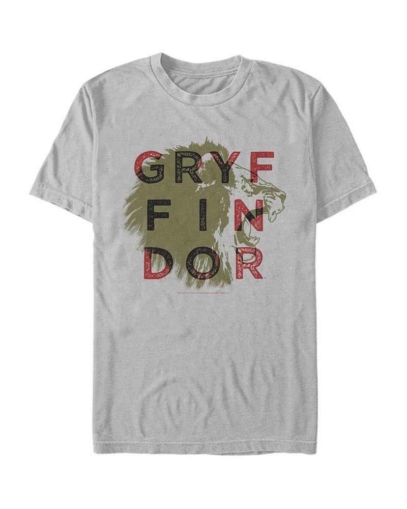 Harry Potter Men's Gryffindor Lion Roar Short Sleeve T-Shirt $15.75 T-Shirts