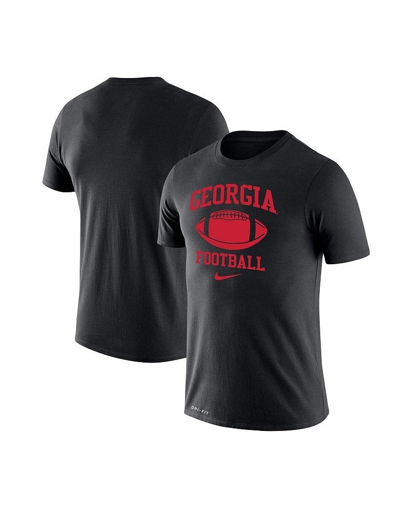 Men's Black Georgia Bulldogs Big and Tall Football Legend Performance T-shirt $21.50 T-Shirts