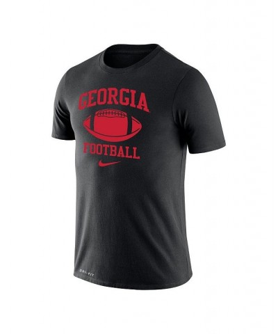 Men's Black Georgia Bulldogs Big and Tall Football Legend Performance T-shirt $21.50 T-Shirts