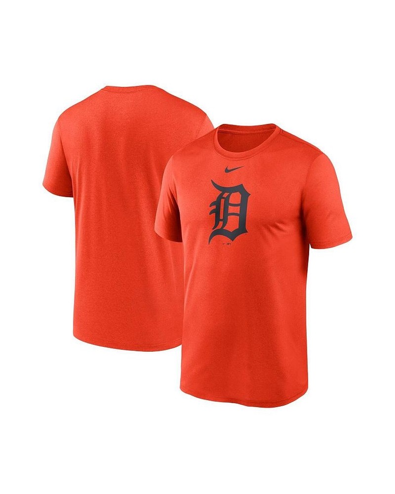 Men's Orange Detroit Tigers New Legend Logo T-shirt $29.49 T-Shirts