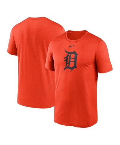 Men's Orange Detroit Tigers New Legend Logo T-shirt $29.49 T-Shirts