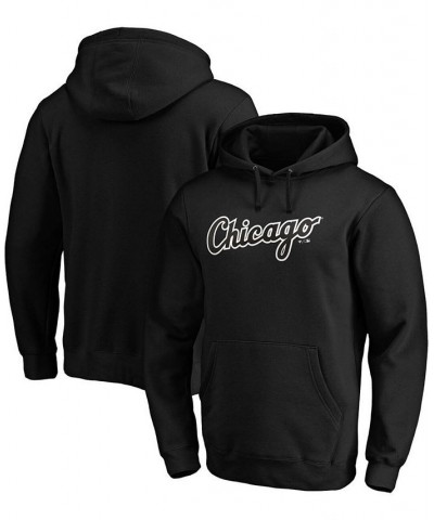 Men's Black Chicago White Sox Official Wordmark Pullover Hoodie $34.40 Sweatshirt