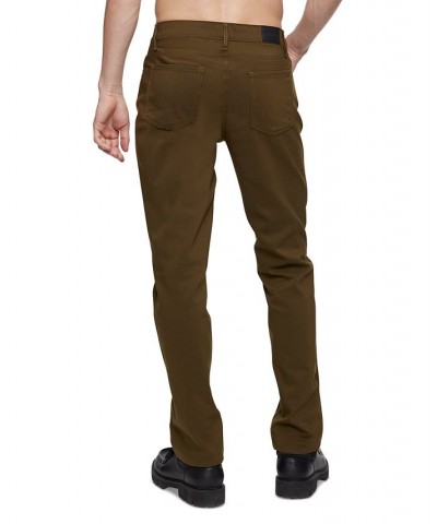 Men's CK Move 365 Slim-Fit Performance Stretch Pants Green $54.73 Pants