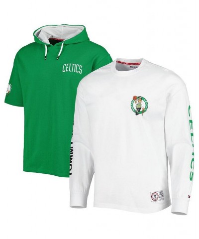 Men's Kelly Green, White Boston Celtics Matthew 2-in-1 T-shirt and Hoodie Combo Set $36.45 T-Shirts