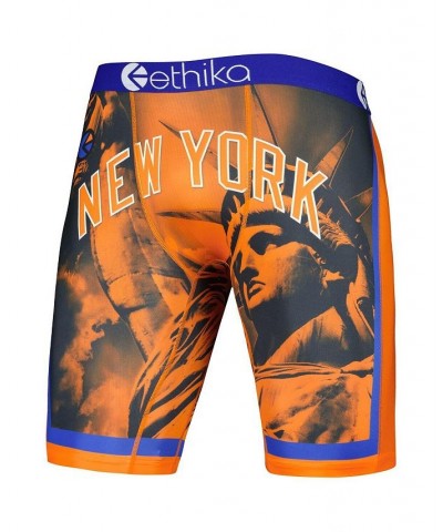 Men's Orange New York Knicks City Edition Boxer Briefs $16.45 Underwear