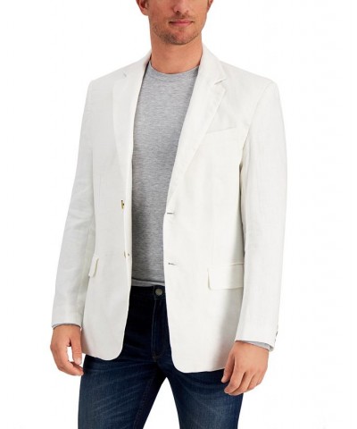 Men's 100% Linen Blazer White $31.32 Blazers