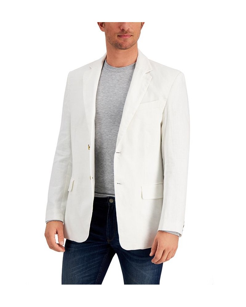 Men's 100% Linen Blazer White $31.32 Blazers