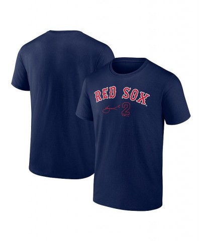 Men's Branded Xander Bogaerts Navy Boston Red Sox Player Name and Number T-shirt $15.20 T-Shirts