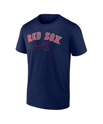 Men's Branded Xander Bogaerts Navy Boston Red Sox Player Name and Number T-shirt $15.20 T-Shirts